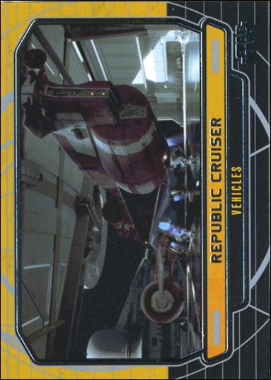 Star Wars Galactic Files (Base Set) card 241 Republic Cruiser Vehicles