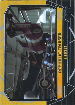 Star Wars Galactic Files (Base Set) card 241 Republic Cruiser Vehicles