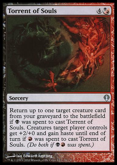 Magic the Gathering: Archenemy (Base Set) card 96 Torrent of Souls
