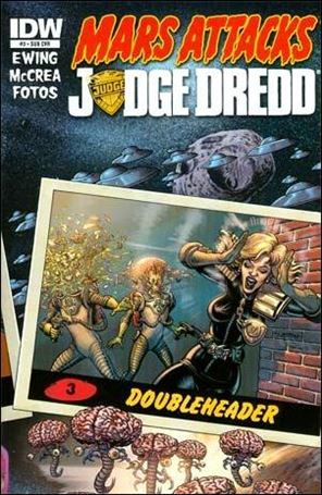 Mars Attacks Judge Dredd issue 3-B Loston Wallace Subscription Cover