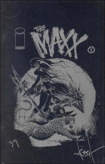 Maxx issue 2-B Black Ashcan Limited Run 1/50
