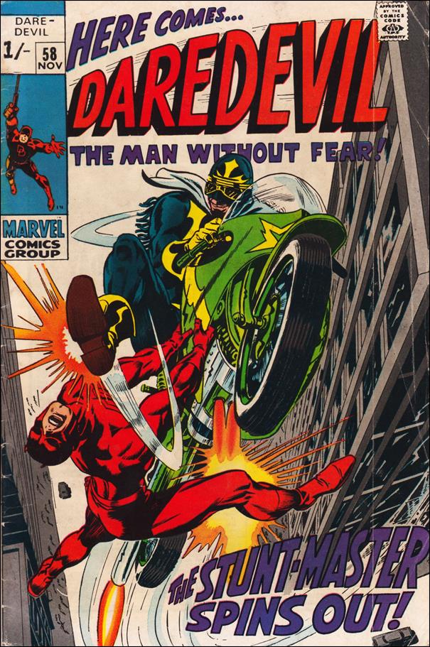 Daredevil (1964) issue 58-B UK Price Cover