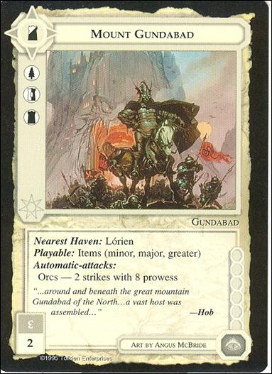 Middle-Earth: The Wizards (Base Set) card 297 Mount Gundabad