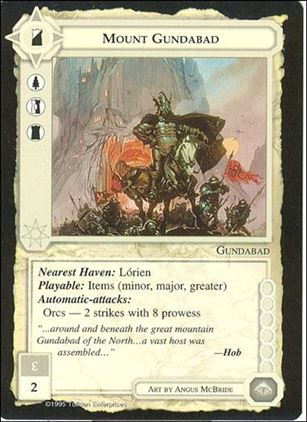 Middle-Earth: The Wizards (Base Set) card 297 Mount Gundabad