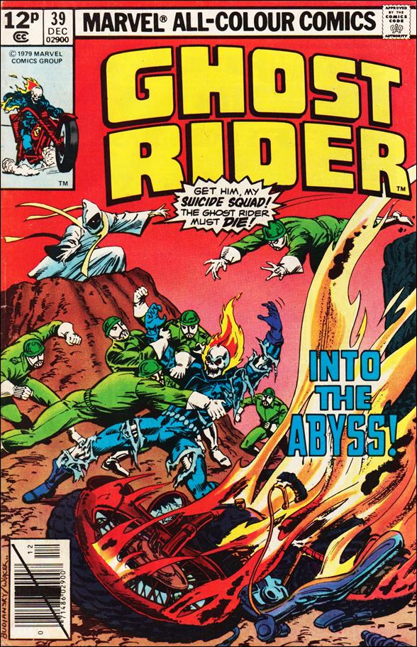 Ghost Rider (1973) issue 39-B UK Price Cover