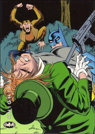 Batman: Saga of the Dark Knight (Base Set) card 74 Knightfall - One Down