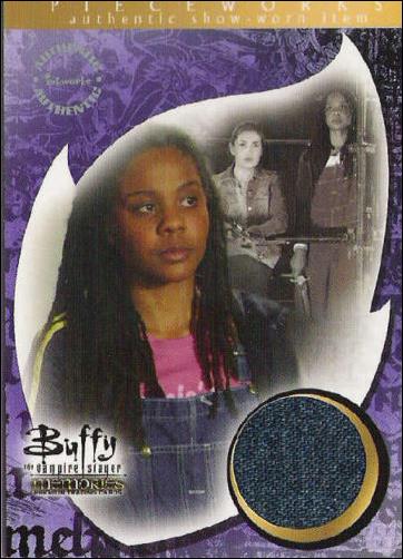 Buffy the Vampire Slayer: Memories (Pieceworks Subset) card PW15 Overalls Worn By Indigo As Rona