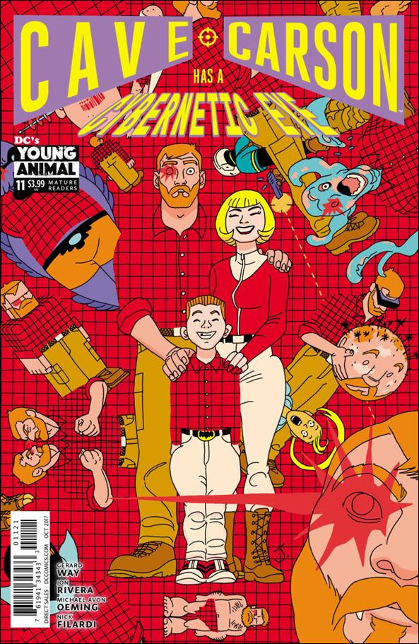 Cave Carson Has a Cybernetic Eye issue 11-B Javier Pulido Cover