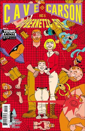 Cave Carson Has a Cybernetic Eye issue 11-B Javier Pulido Cover