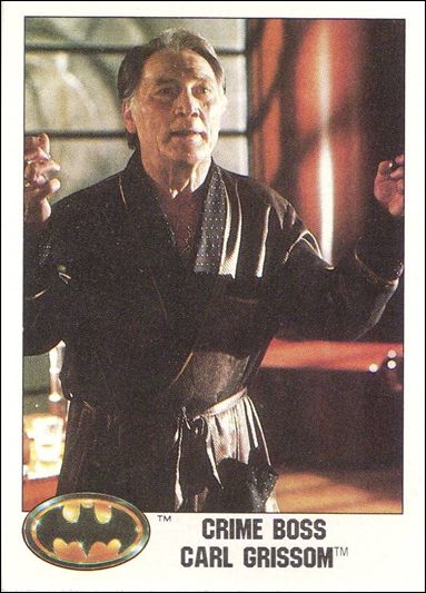 Batman: Series 1 (Base Set) card 11 Crime Boss Carl Grissom