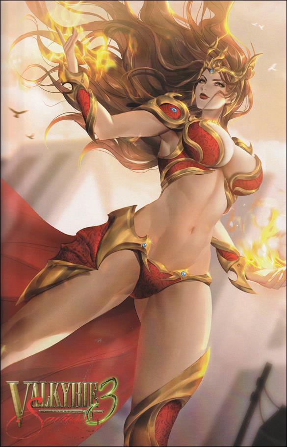 Valkyrie Saviors (2018) issue 3-H Flames of Diana Armor Cover