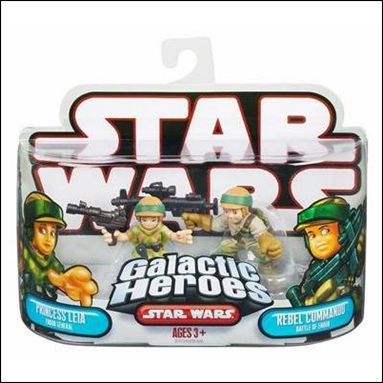 Star Wars: Galactic Heroes figure 53 Princess Leia and Rebel Commando (Endor)