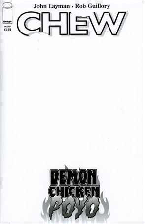 Chew: Demon Chicken Poyo issue 1-B Blank/Sketch Cover