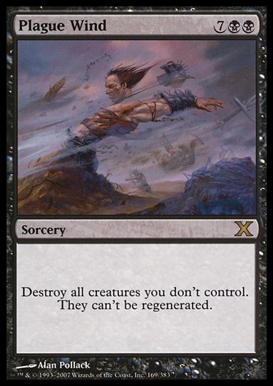 Magic the Gathering: 10th Edition (Base Set) card 169 Plague Wind