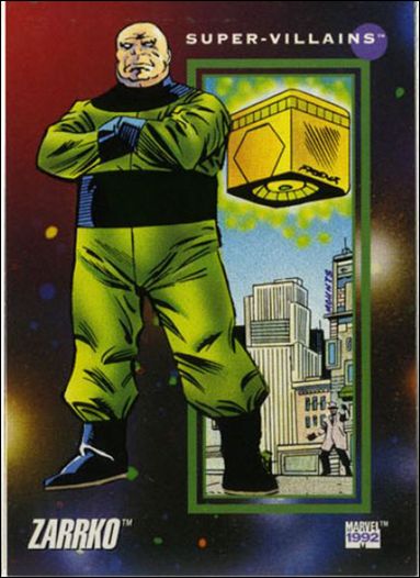 Marvel Universe: Series 3 (Base Set) card 127 Zarrko