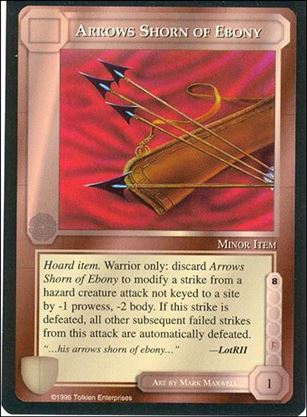 Middle-Earth: The Dragons (Base Set) card 7 Arrows Shorn of Ebony