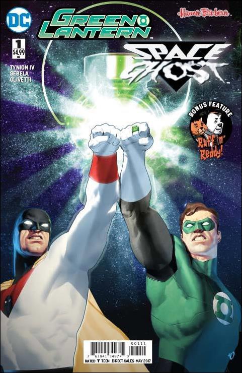 Green Lantern/Space Ghost Special issue 1 Ariel Olivetti Cover