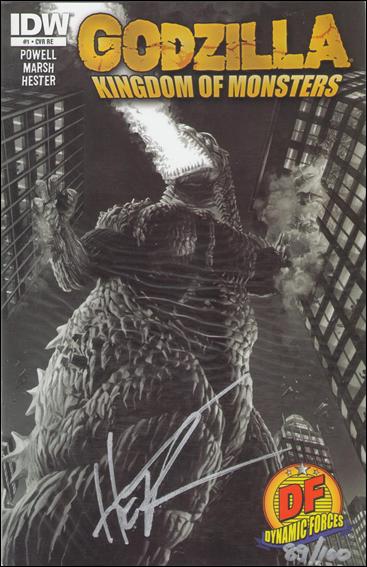 Godzilla: Kingdom of Monsters issue 1-H DF Sketch Cover (Signed by Phil Hester) 1/100