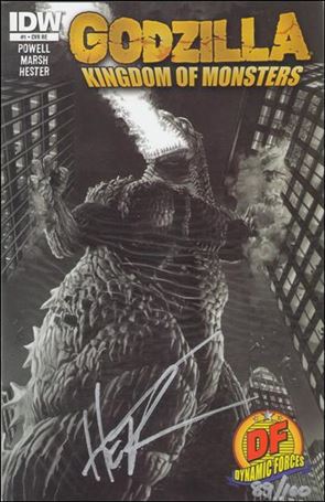 Godzilla: Kingdom of Monsters issue 1-H DF Sketch Cover (Signed by Phil Hester) 1/100