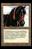 Magic the Gathering: Arabian Nights (Base Set) card 62 Ebony Horse