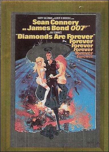 James Bond Connoisseur's Collection Volume Two: The '70s (Metalworks Posters Subset) card P07 Diamonds Are Forever
