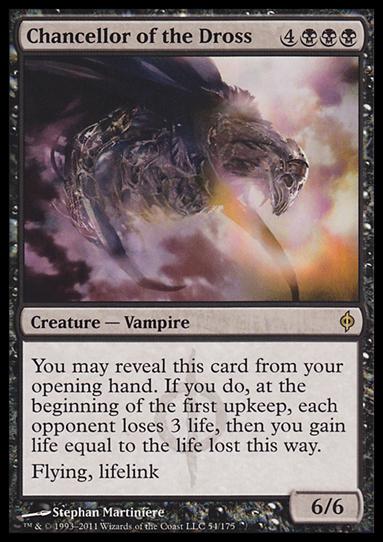 Magic the Gathering: New Phyrexia card 54 Chancellor of the Dross
