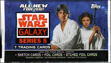 Star Wars Galaxy: Series 5 card 2-B Sealed Retail Pack