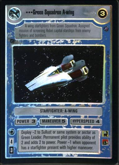 Star Wars: Reflections II: Expanding the Galaxy (Base Set) card 145 Green Squadron A-wing