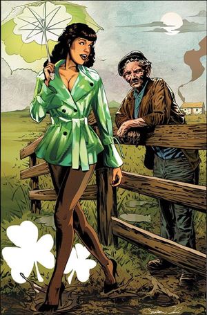 Bettie Page: The Curse of the Banshee issue 2-V Stephen Mooney Virgin Cover