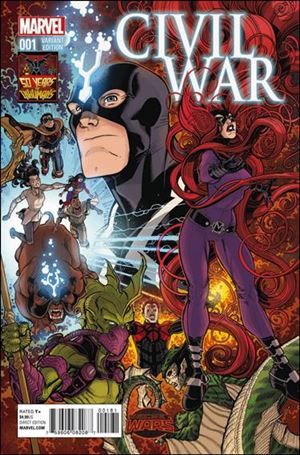 Civil War (2015) issue 1-F Nick Bradshaw 1:50 Inhumans 50th Anniversary Cover