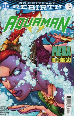 Aquaman (2016) issue 10 Brad Walker Cover