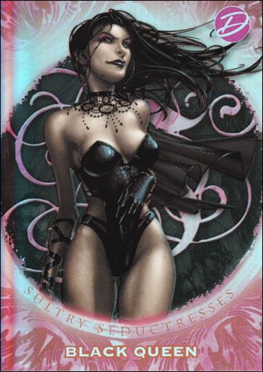 Marvel Dangerous Divas (Sultry Seductresses Subset) card S2 Black Queen