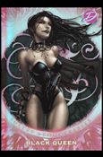 Marvel Dangerous Divas (Sultry Seductresses Subset) card S2 Black Queen