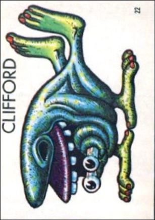 Ugly Stickers (1965) (Base Set) card 22-B Clifford