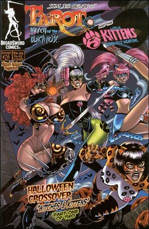 Tarot: Witch of the Black Rose issue 28 Tarot & 3 Little Kittens Cover