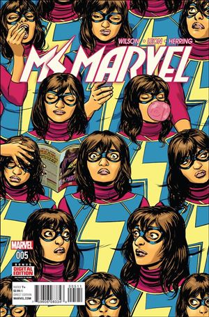 Ms. Marvel (2016) issue 5 David Lopez Cover