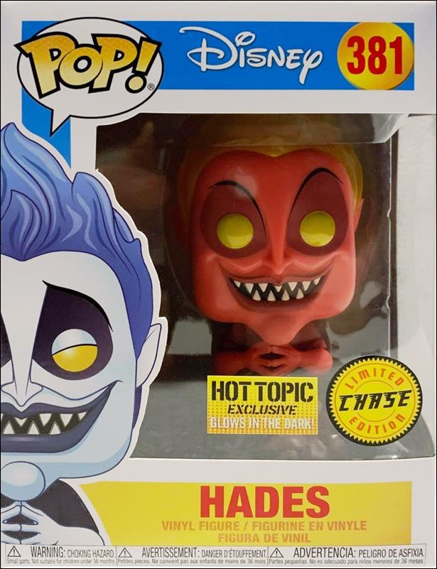 POP! Disney figure 381-C Hades (Red Glow) Chase Hot Topic