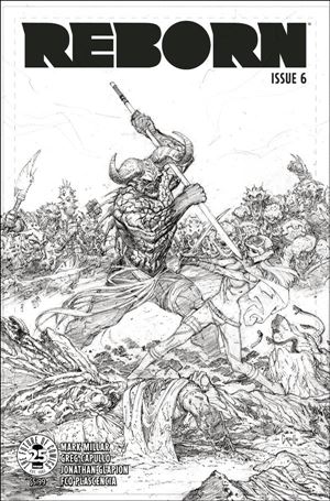 Reborn issue 6-C Greg Capullo 1:100 Sketch Cover