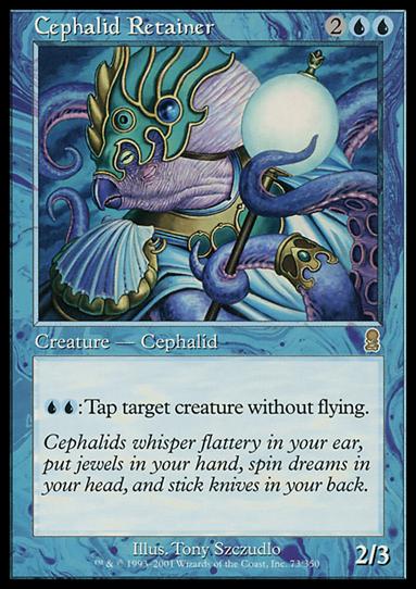 Magic the Gathering: Odyssey (Base Set) card 73 Cephalid Retainer