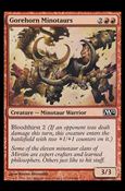 Magic the Gathering: 2012 Core Set (Base Set) card 144 Gorehorn Minotaurs