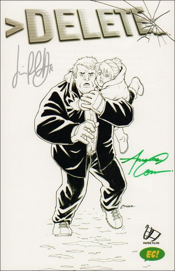 Delete (2016) issue 1-D Emerald City Comics/PaperFilms Signed Cover 1/200