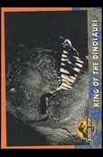 Jurassic Park (Base Set) card 33 King of the Dinosaurs