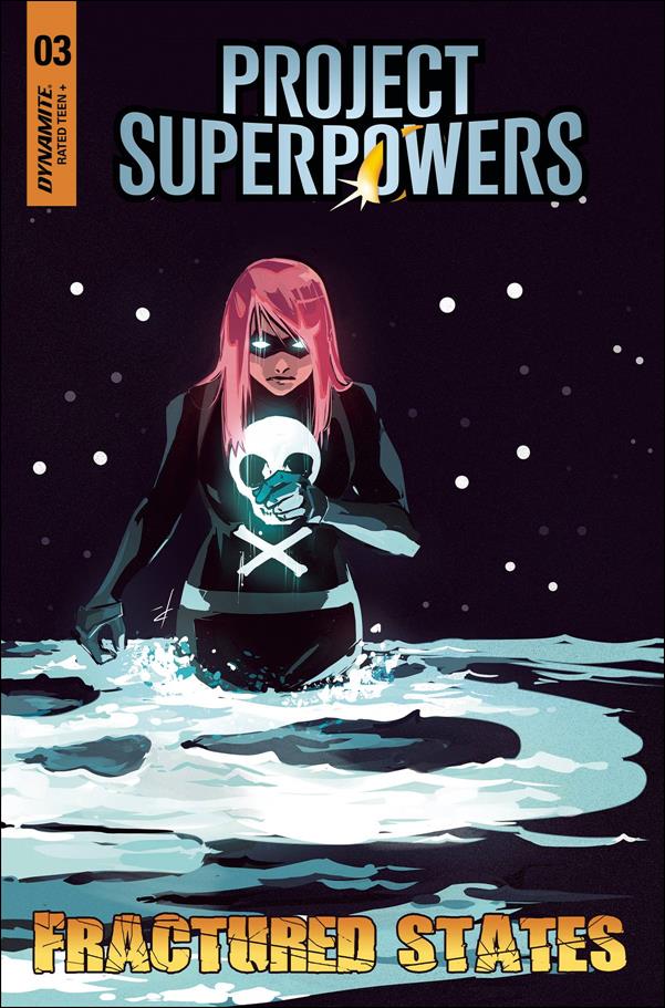 Project Superpowers: Fractured States issue 3-D Paula Andrade Cover
