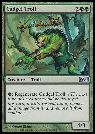 Magic the Gathering: 2011 Core Set (Base Set) card 167 Cudgel Troll