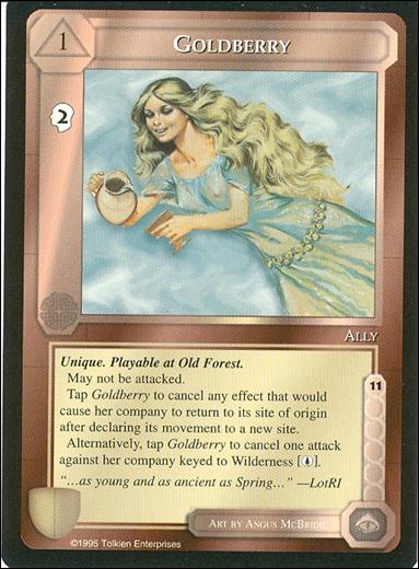 Middle-Earth: The Wizards (Base Set) card 191 Goldberry
