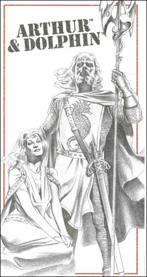 Kingdom Come Xtra (Sketchboards Subset) card 6 Arthur & Dolphin