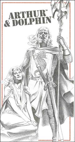 Kingdom Come Xtra (Sketchboards Subset) card 6 Arthur & Dolphin