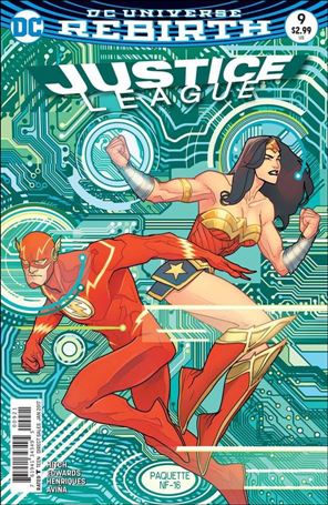 Justice League (2016) issue 9-B  Yanick Paquette Cover