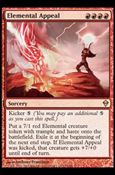 Magic The Gathering: Zendikar (Base Set) card 123 Elemental Appeal