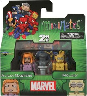 Marvel Minimates figure 141-B Alicia Masters and Moloid